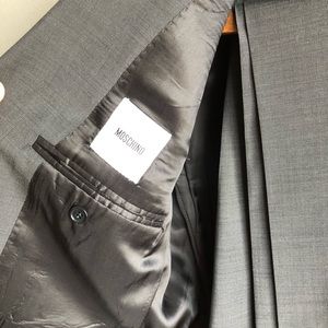 Moschino Grey Slim Suit